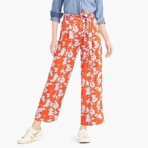 Jcrew Wide Leg pant in Ratti Falling Leaves